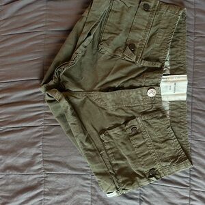 One Teaspoon Green Cargo Shorts